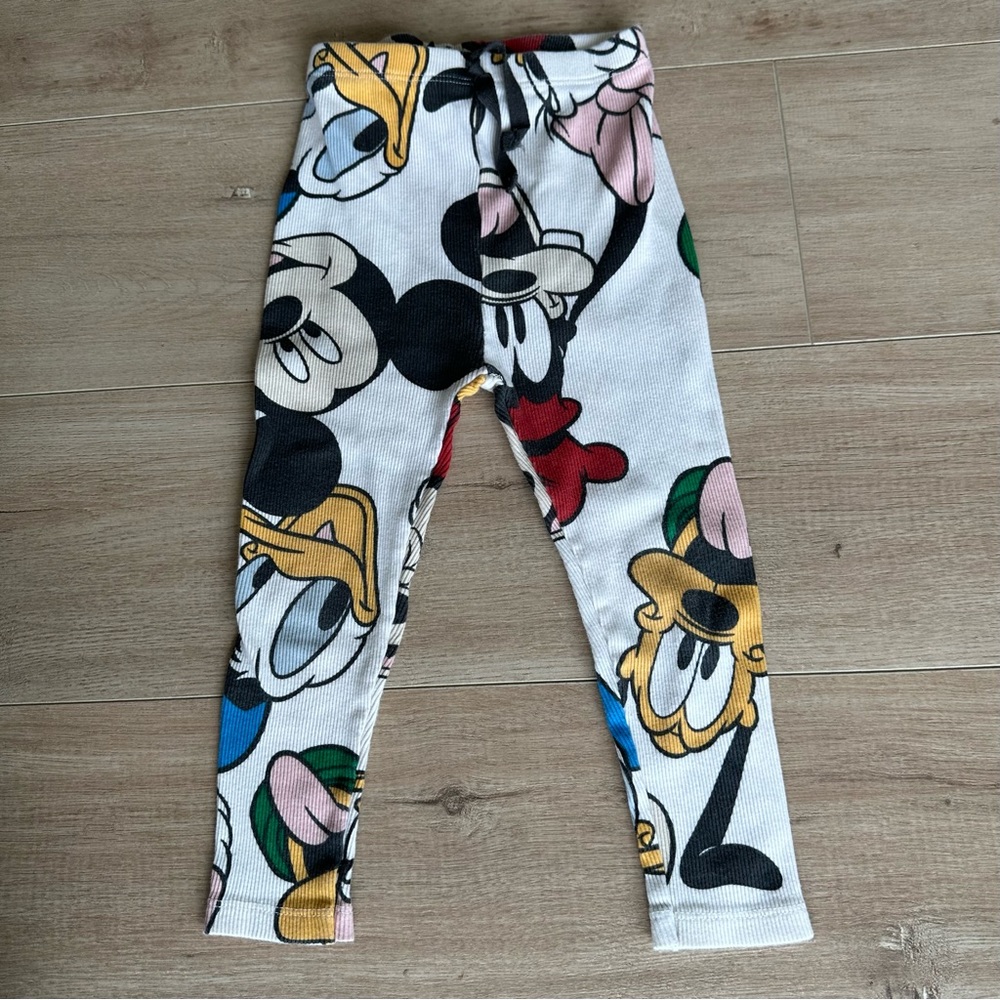 ZARA Disney Mickey Leggings
